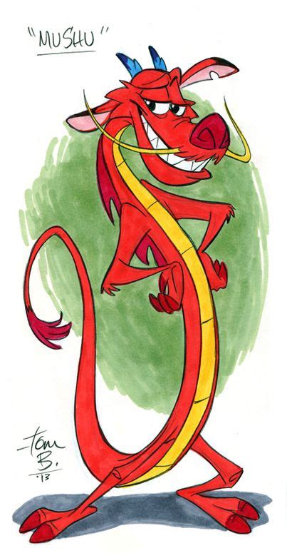 Mushu full body_Color by tombancroft on deviantART Disney Paintings, Disney Art Drawings, Disney ...