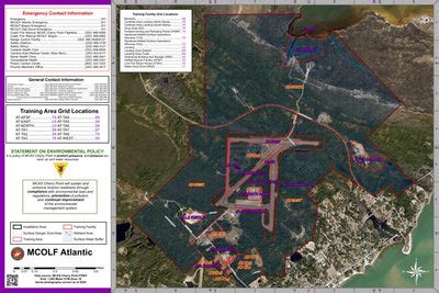 MCOLF Atlantic Map by MCAS Cherry Point | Avenza Maps