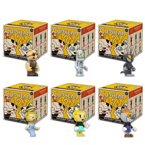 Buy Cuphead Toy Set Cuphead Blind Box Bundle - 6 Pack Cuphead Playset Cuphead Toys Action ...