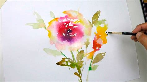 Watercolor painting tutorial - YouTube