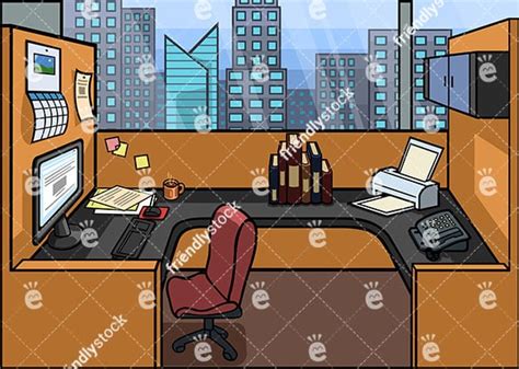 Office Cubicle Cartoon