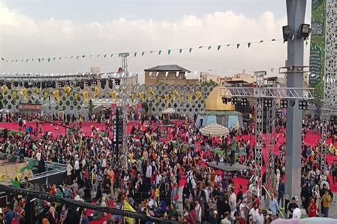 Video: Huge crowd of people at Eid al-Ghadir festival - Mehr News Agency