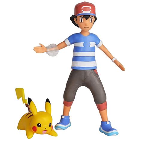 Pokémon - Battle Feature Figures- Ash & Pikachu – Toys Onestar