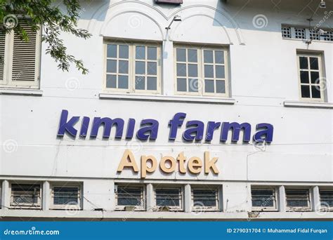 Kimia Farma Apotek Indonesian Pharmacy Company Editorial Stock Image - Image of march, brand ...