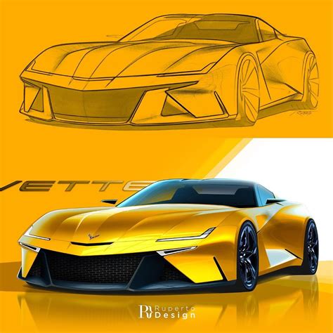 Front-Engined C8 Corvette Concept Looks Like an American Ferrari - autoevolution