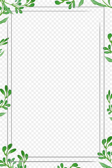 Spring Border PNG Image, Hand Painted Border Spring Border Spring And Summer Border Elegant ...