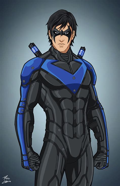 Nightwing (Arkham City) 01 by phil-cho on DeviantArt