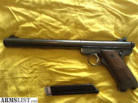 ARMSLIST - For Sale: Ruger MK I (silenced) .22 LR Pistol