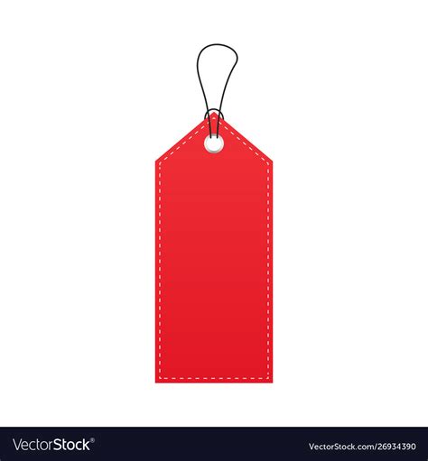 Sale tag and label template shopping blank Vector Image