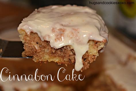 Cinnabon Cake With Cream Cheese Frosting - Hugs and Cookies XOXO