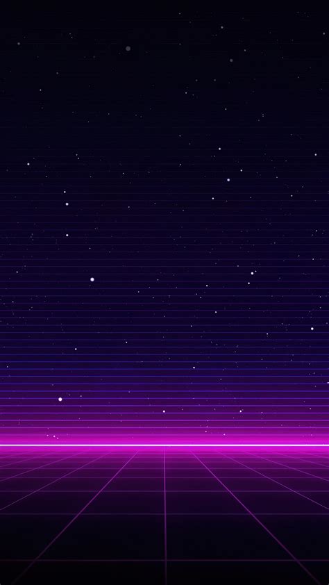 Outrun Wallpaper 4K, Neon, Dark background, Purple, Abstract, #4523