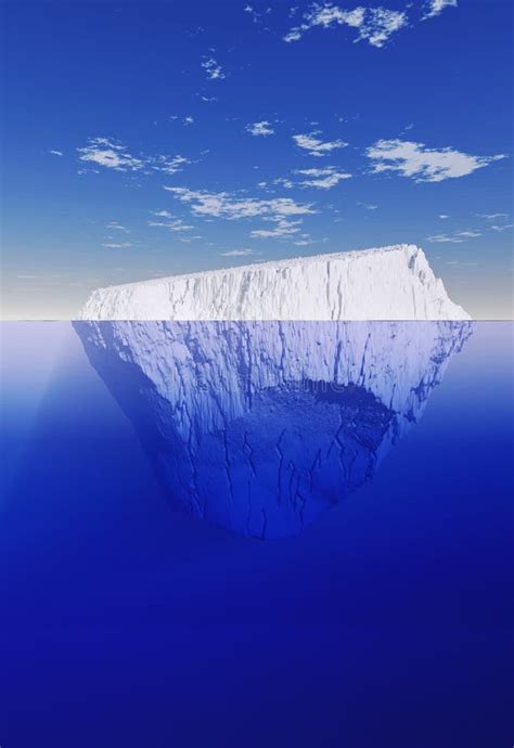 Iceberg underwater stock illustration. Illustration of avoiding - 26113342