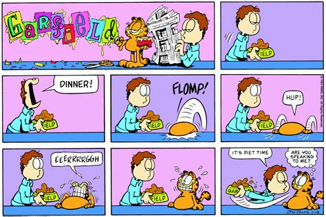 Garfield | Daily Comic Strip on July 19th, 1992 | Garfield comics, Fun comics, Garfield cartoon