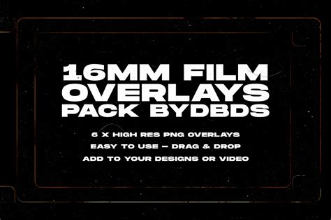 16mm Film Overlay Pack — byDBDS® :: Behance