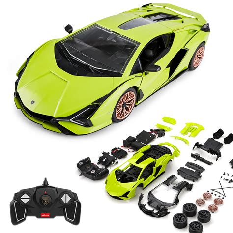 Buy RASTAR RC Car Kits to Build for 1/18 Lamborghini Sian Remote Control Car, Build Your Own RC ...