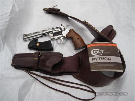 Colt Python 357 Stainless 6" w/Hols... for sale at Gunsamerica.com: 969099057