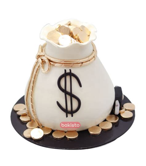 money bag cake by bakisto - the cake company, dollars cake