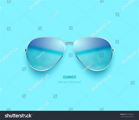 Vector Beach Sea Sky Reflection Sunglasses Stock Vector (Royalty Free) 514058221 | Shutterstock