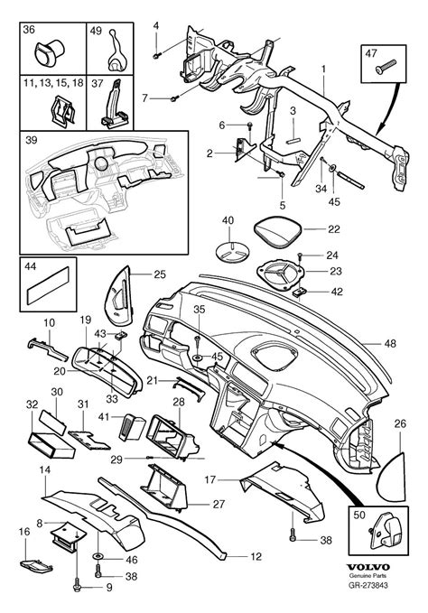 2000 Volvo S80 Bracket. Additional Components. Dashboard. Interior ...