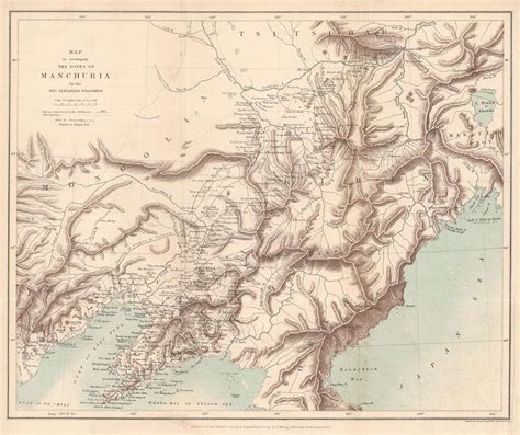 Map to accompany the Notes on Manchuria by the Rev. Alexander Williamson.: Geographicus Rare ...