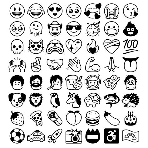 Exploring Google's New Black-and-Blobby Emoji Font