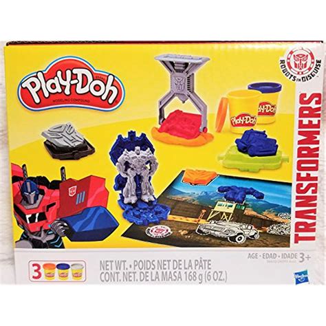 Play-Doh Transformers Robots in Disguise 13 Piece Activity Set With Play Mat - Walmart.com ...