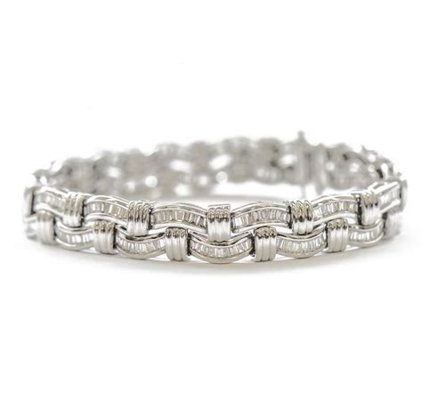 Diamond Baguette Bracelet | Sandler's Diamonds & Time | Columbia SC | Mt. Pleasant