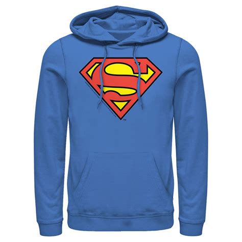 Men's Superman Logo Classic Pull Over Hoodie – Fifth Sun