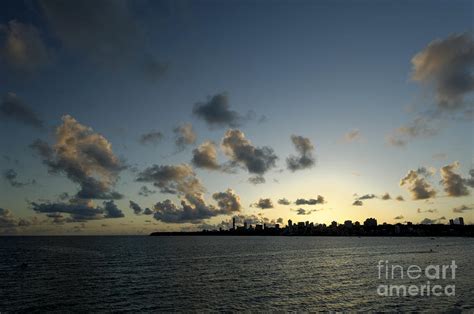 Mumbai Marine Drive Skyline with clouds. Photograph by Milind Ketkar - Fine Art America