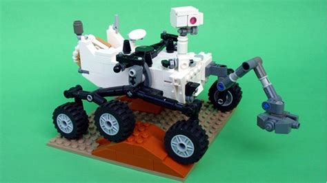 Lego Mars Rover model inbound