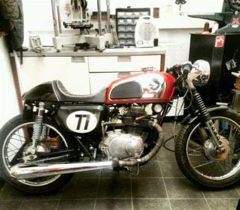 Classic Honda CD175 1977 Cafe Racer | Cafe racer, Honda, Cafe racer motorcycle