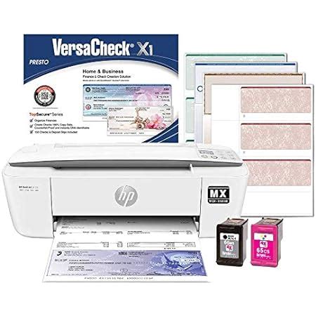 Amazon.com: VersaCheck HP DeskJet 3755 MX MICR Check Printer and VersaCheck Presto Check ...