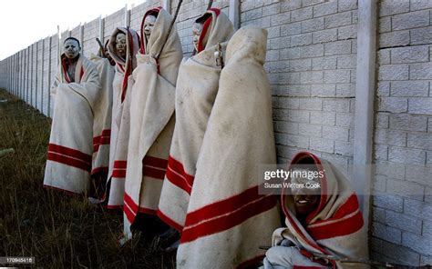 Young Xhosa men undergo the traditional initiation ceremony or... News Photo - Getty Images