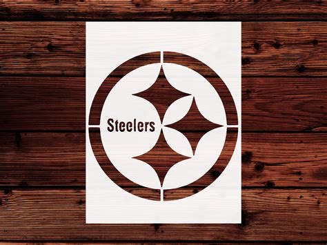 Pittsburgh Steelers Stencil DIY Craft Template for Walls, Furniture, Fabrics & More Reusable ...