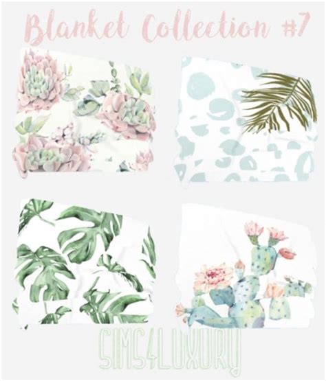 Blanket Collection #7 at Sims4 Luxury » Sims 4 Updates