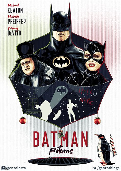 Batman Returns (1992) | Poster By Genzo