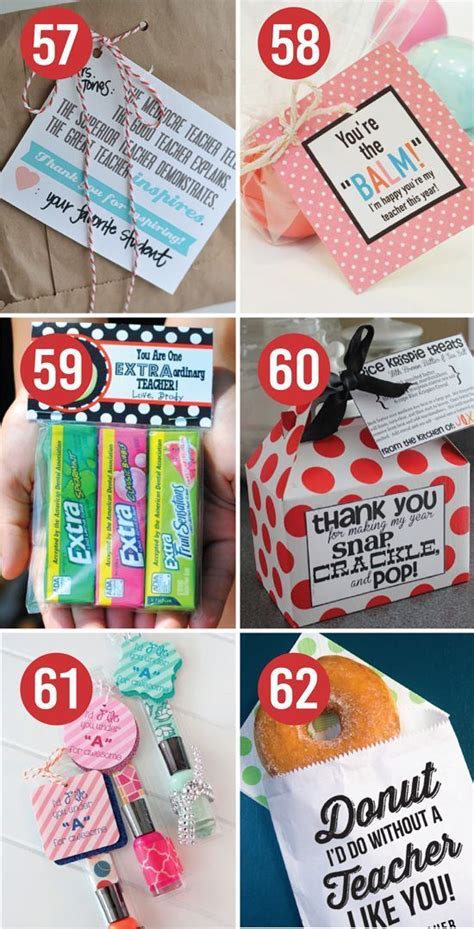 50 Teacher Appreciation Ideas that Are Creative and Unique 🍎 | Diy teacher gifts, Teachers diy ...