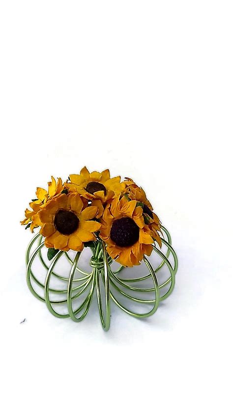 Mini Pumpkin Centerpiece With Flowers for Wedding Tables - Etsy