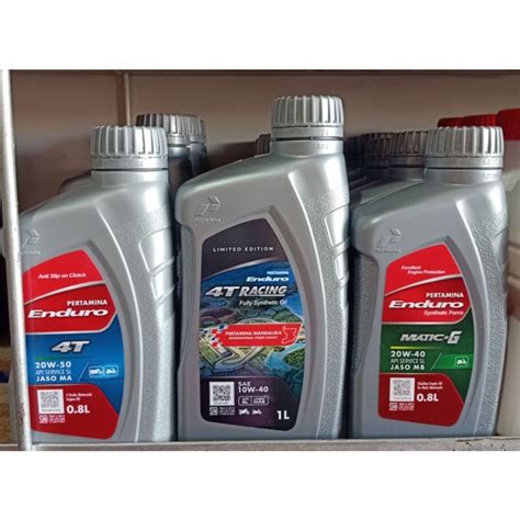 Jual ENDURO RACING 1 LITER, ENDURO 4T, ENDURO MATIC G 800 ML OLI PERTAMINA | Shopee Indonesia