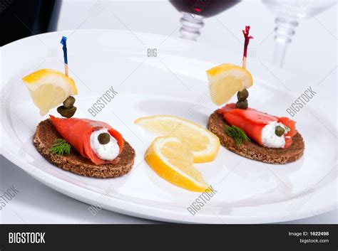 Wild Salmon Canapes Image & Photo (Free Trial) | Bigstock