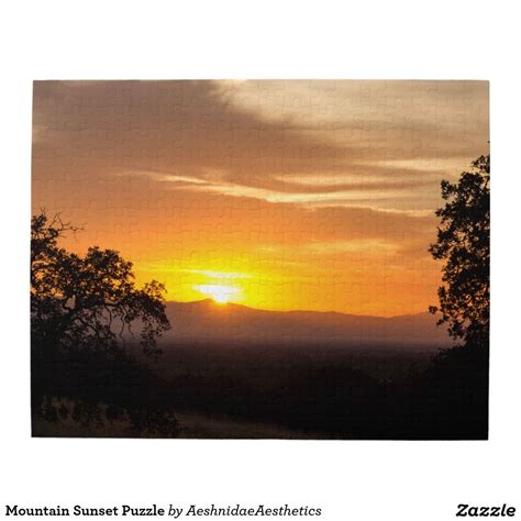 Mountain Sunset Puzzle Mountain Sunset, Hot Air Balloon, Jigsaw Puzzles, Balloons, Outdoor ...