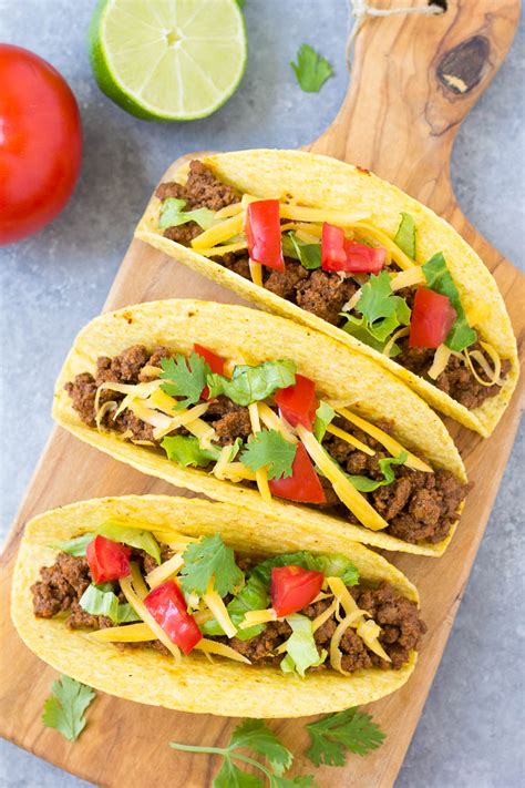 Easy Ground Beef Tacos - The Best Easy Taco Recipe!