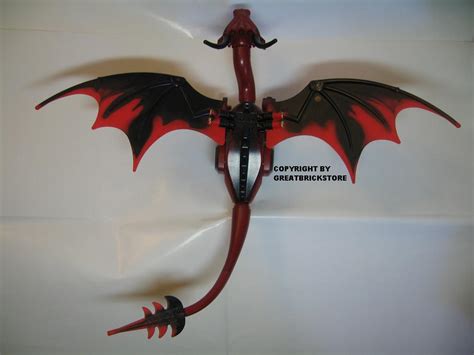 LEGO Castle Fantasy Era Dark Red Dragon 7093 and 7094 | eBay