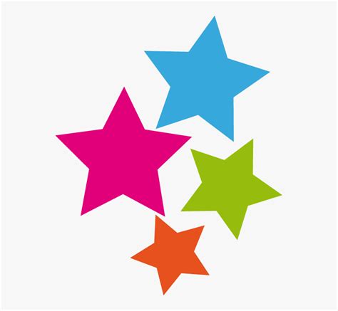 Colors Star Png Clipart , Png Download - Transparent Colourful Stars Png, Png Download - kindpng