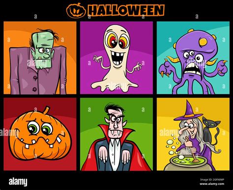 Details 83+ halloween cartoon sketches - in.eteachers