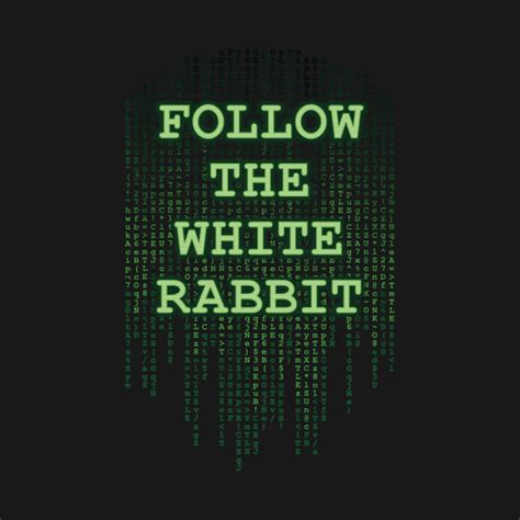 Follow the White Rabbit - The Matrix T-Shirt - The Shirt List