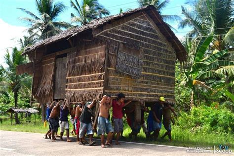 In the Philippines, people moves houses...literally:) # ...