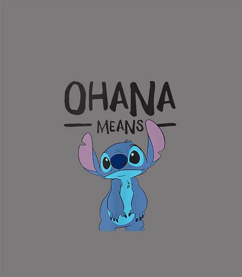 Disney Lilo and Stitch Ohana Means Family Digital Art by Zohane Breag - Pixels