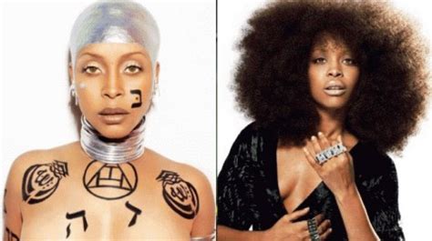 Photo of Erykah Badu with tattoos | MusiqQueen.com