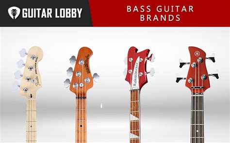 16 Best Bass Guitar Brands in 2023 - Guitar Lobby